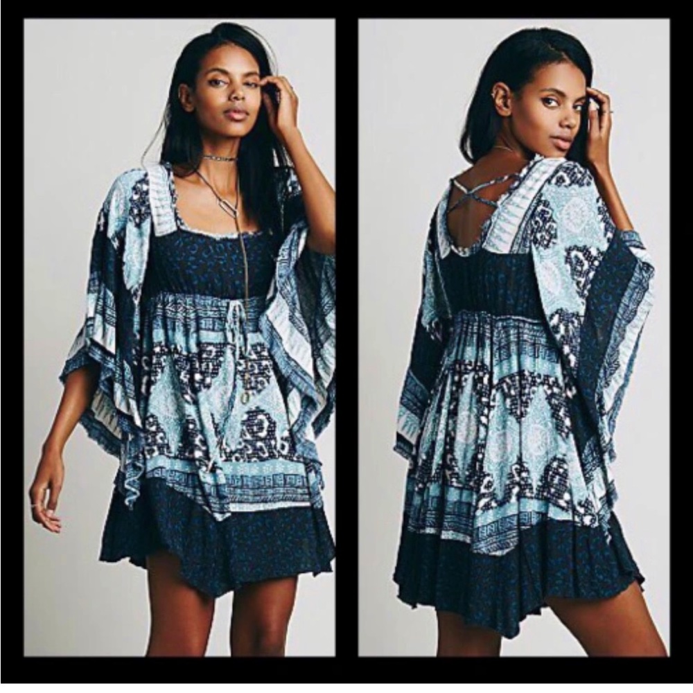 Free People Heart of Gold Mini Dress